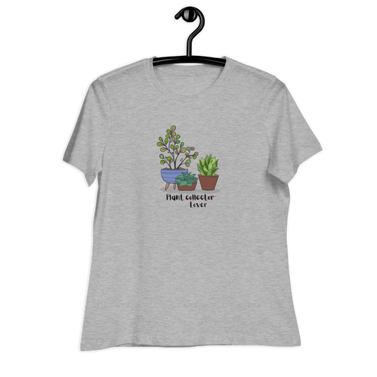 Women's Relaxed Cotton T-Shirt: Plant Lover