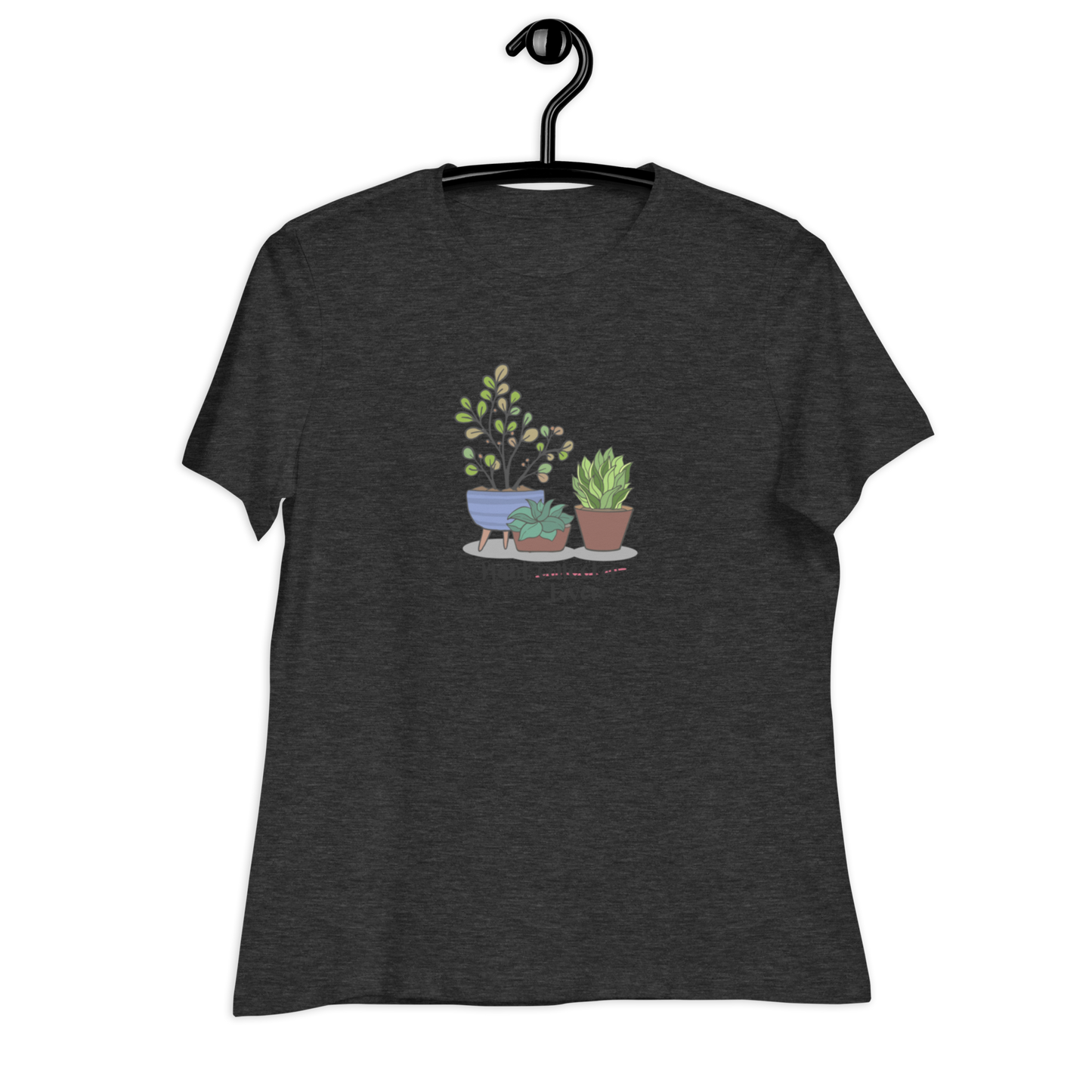 Women's Relaxed Cotton T-Shirt: Plant Lover