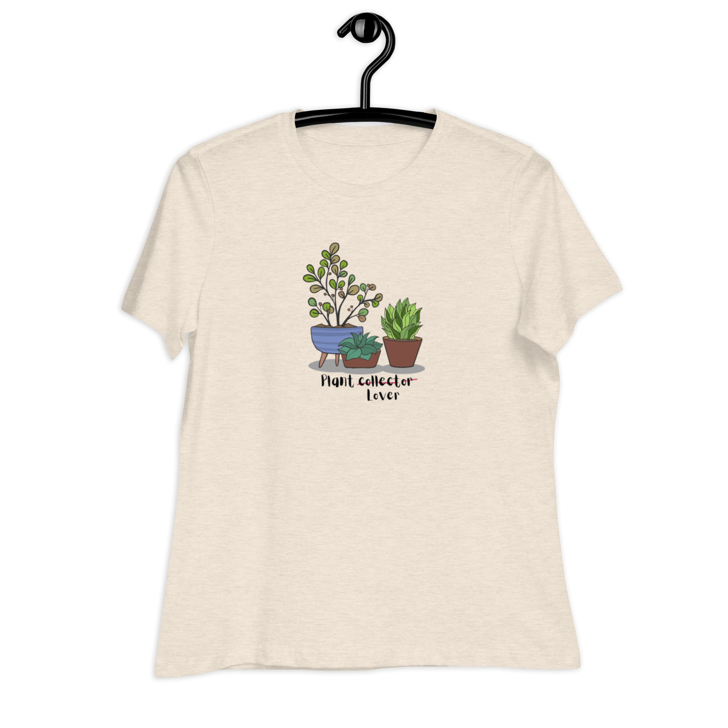 Women's Relaxed Cotton T-Shirt: Plant Lover