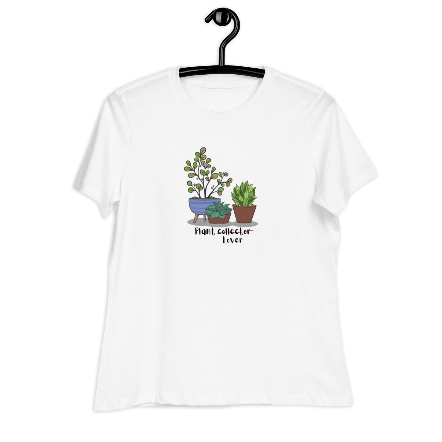 Women's Relaxed Cotton T-Shirt: Plant Lover